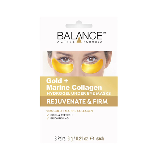 Balance Active Formula GOLD + MARINE Collagen Hydrogel under Eye Masks 3*6g