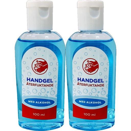 2-pack Återfuktande Handsprit/Handgel Med Alkohol 100ml