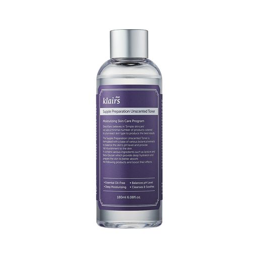 Klairs Supple Preparation Unscented Toner 180ml