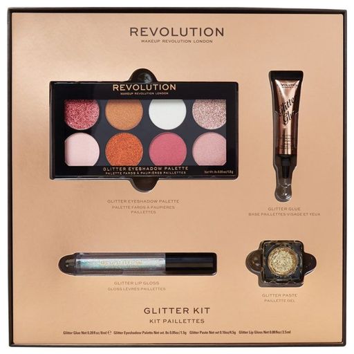 Makeup Revolution Glitter v1 Lip Gloss Kit