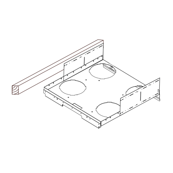 Kiinnityslevy 4×125 mm – Parmair 100