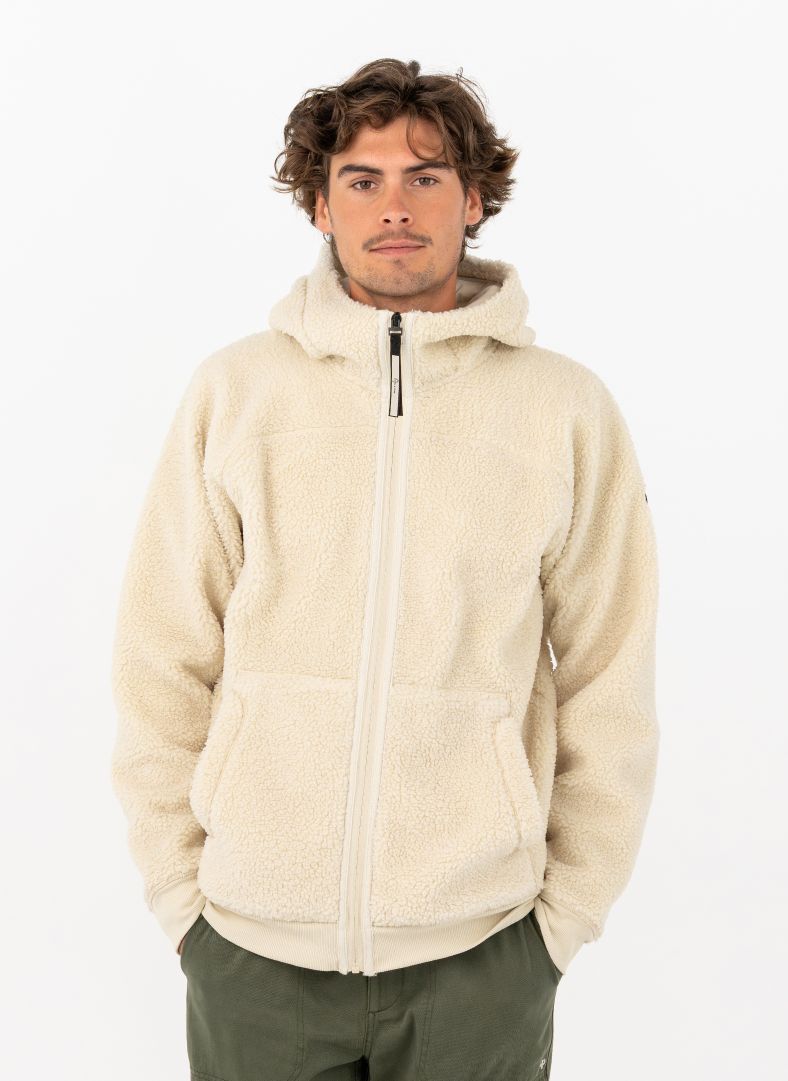 Alpage Zip Hood Cream white