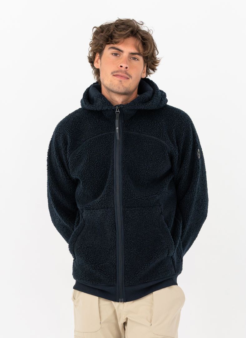 Alpage Zip Hood Dk Navy Blue
