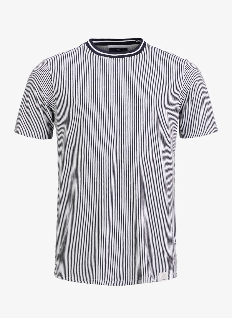 Brassie Tee Brassie Tee Dk Navy Stripe