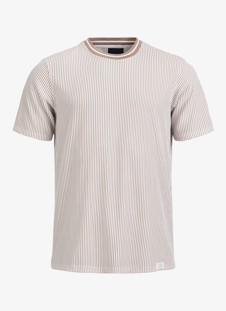 Brassie Tee Brassie Tee Beige Oak Stripe