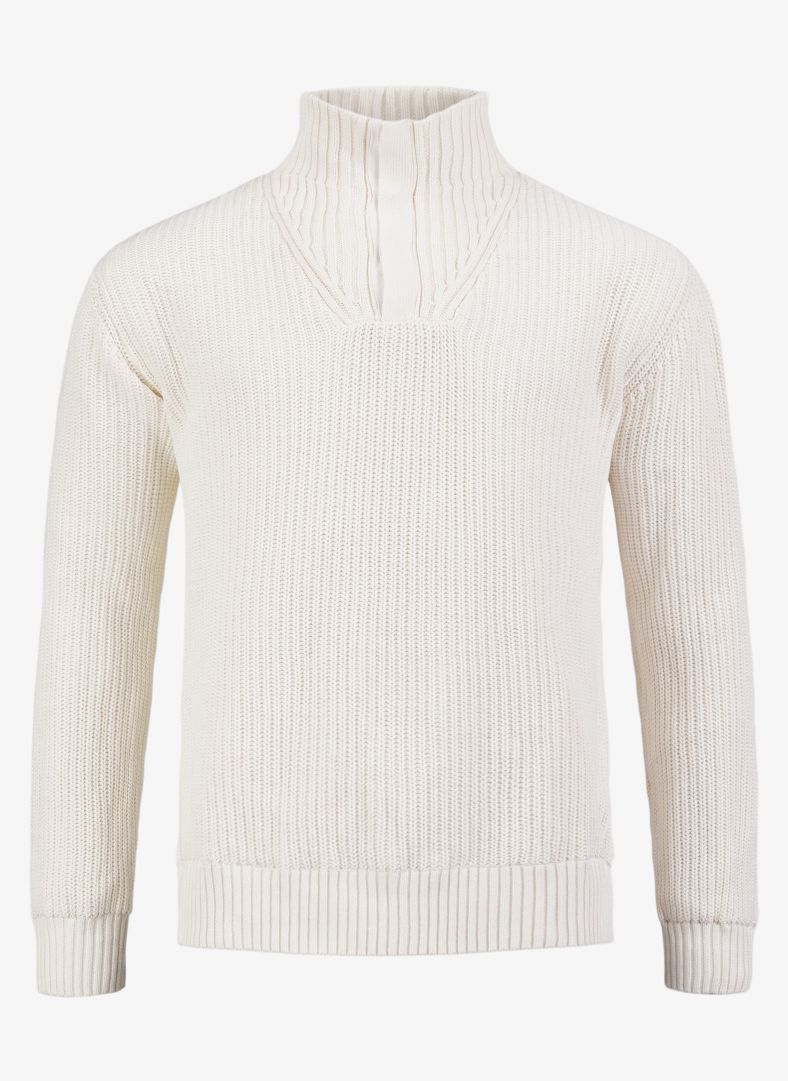 Campe WB Sweater Sand Dollar White