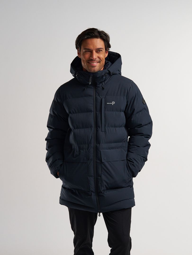 Commodus Padded Parka Dk Navy Blue