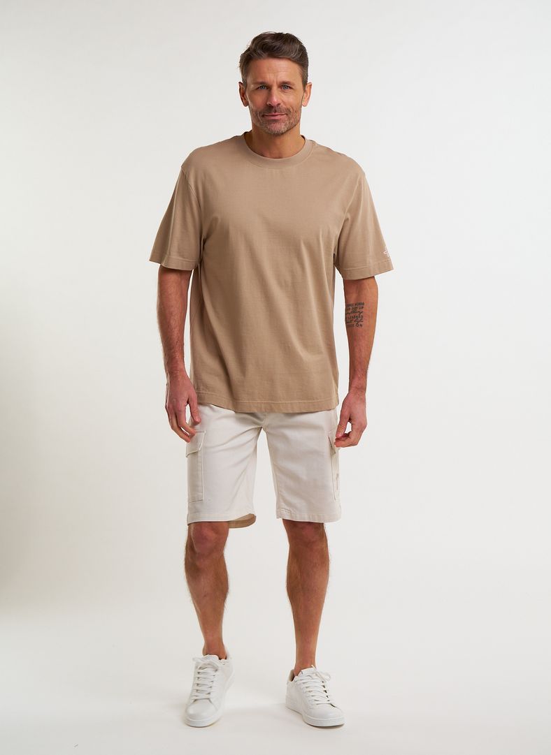 Crew Organic cotton Cargo Shorts Crew Organic cotton Cargo Shorts Sand Dollar White