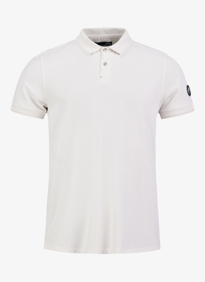 Crew Polo Sand Dollar White