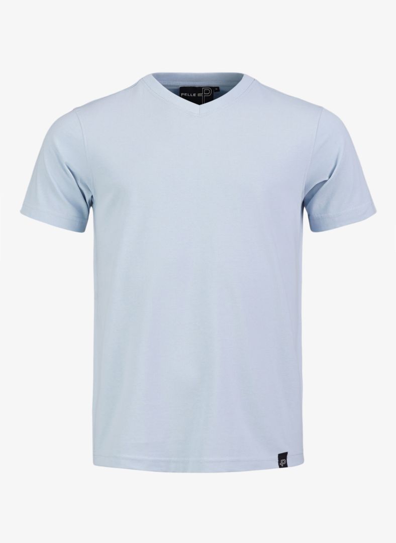 Crew V-tee Atlas Blue