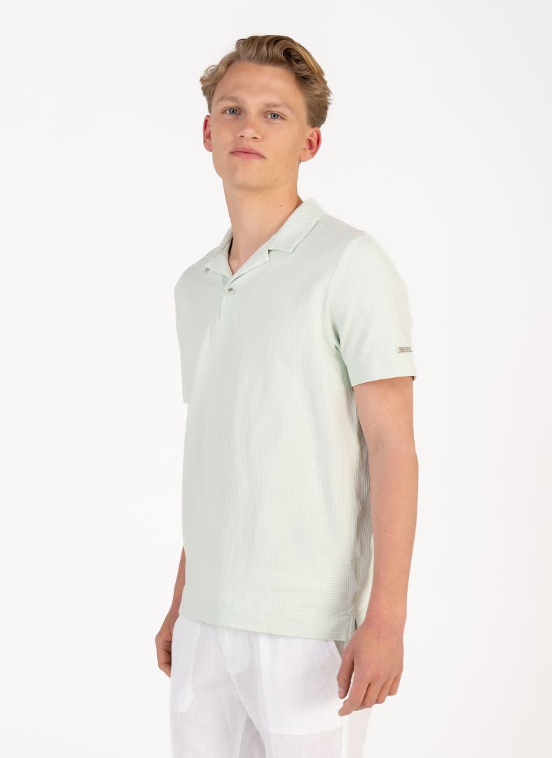 Dock camp collar shirt Spray Green