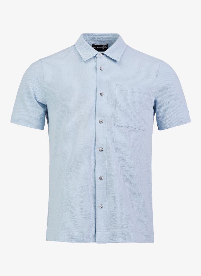 Dock short sleeve shirt Dock short sleeve shirt Atlas Blue