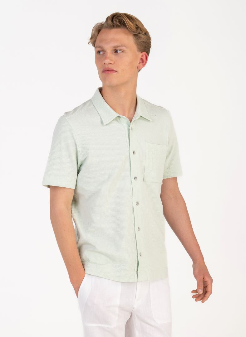 Dock short sleeve shirt Spray Green