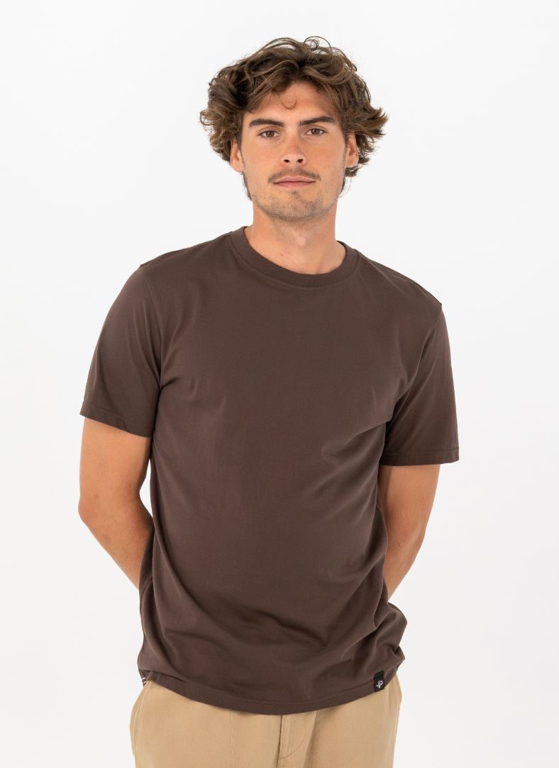 Field Tee Carob Brown