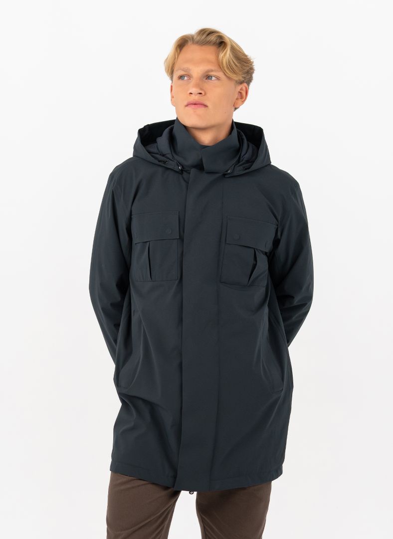 Gelu Insulated Coat Gelu Insulated Coat Dk Navy Blue