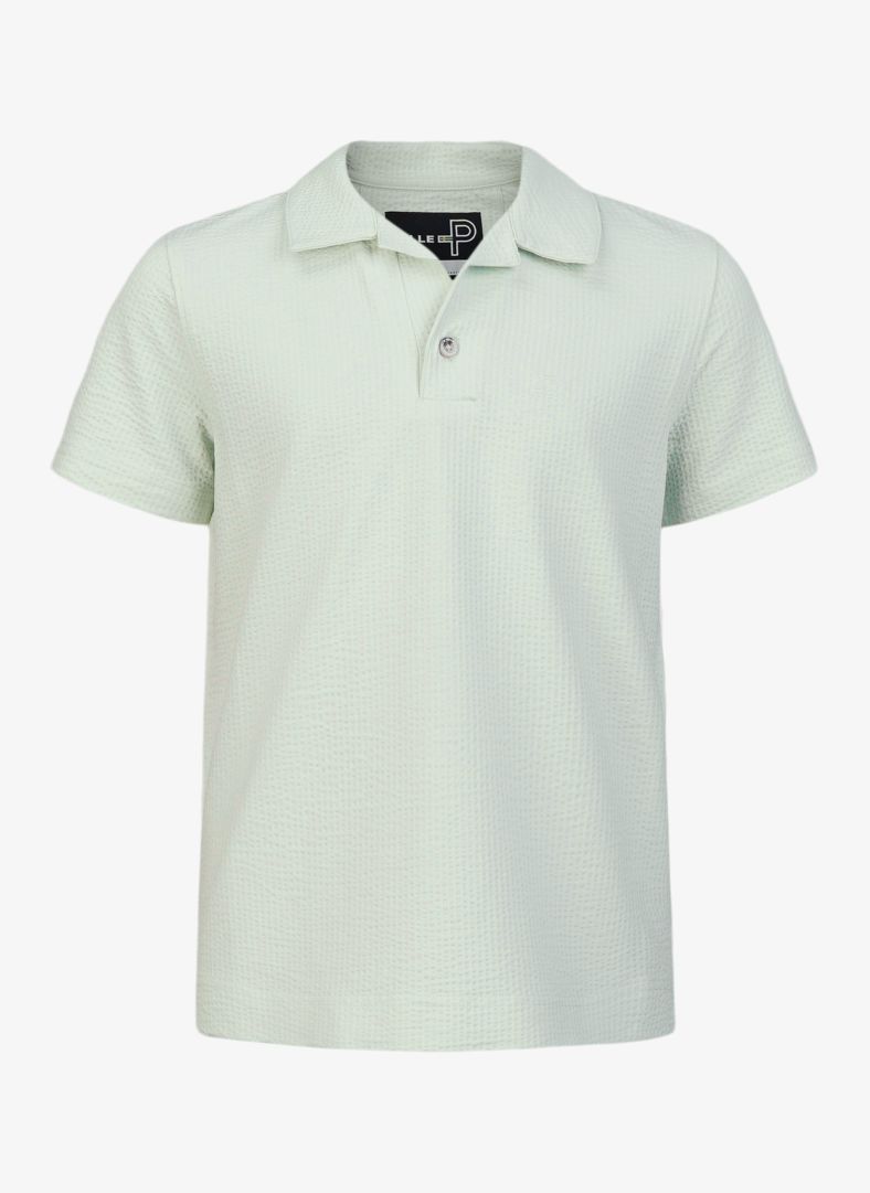 JR Dock Camp collar Shirt Spray Green