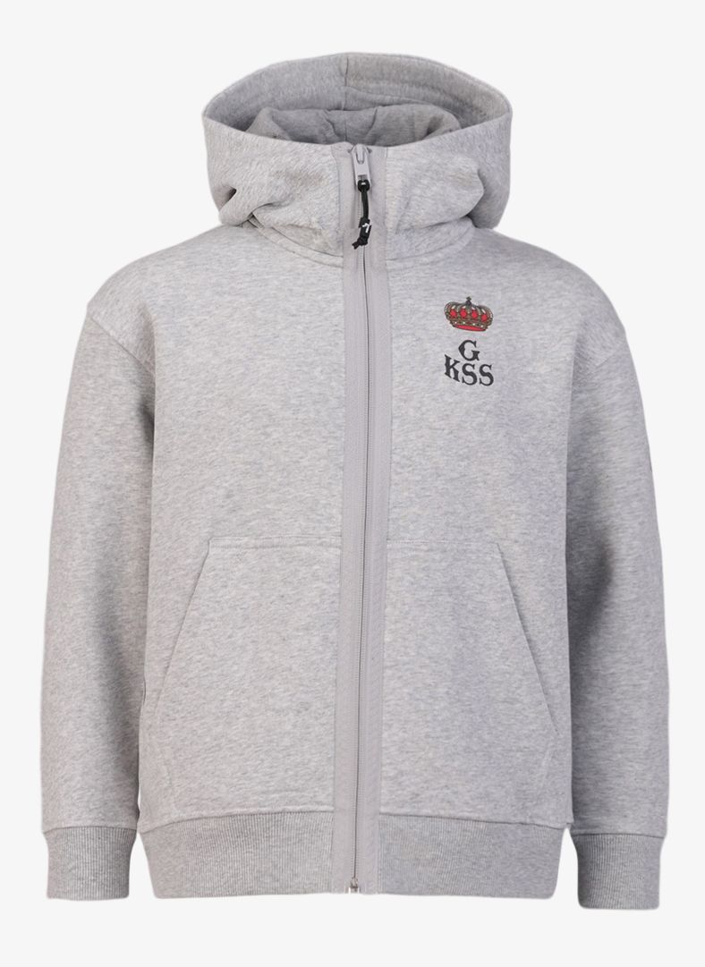 JR Team Zip Hoodie GKSS Light Grey Mélange