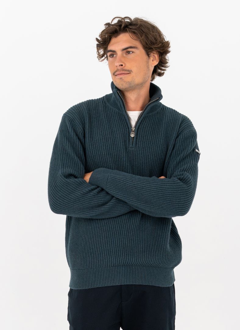 Mons Half Zip Deep Blue