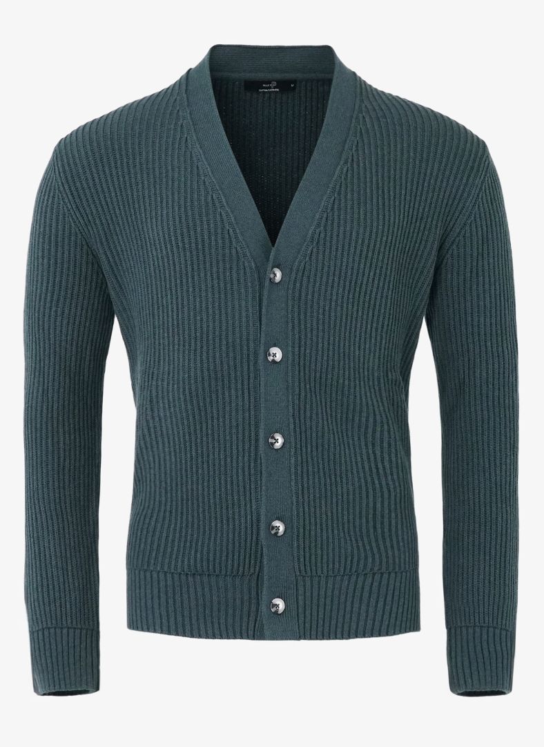 Mons Knitted Cardigan Mons Knitted Cardigan Deep Blue