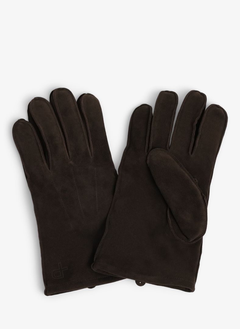 Nubuck Gloves Nubuck Gloves Dark Brown