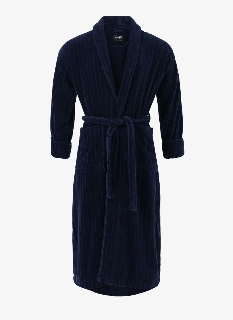 Ondine Bathrobe Navy Blue