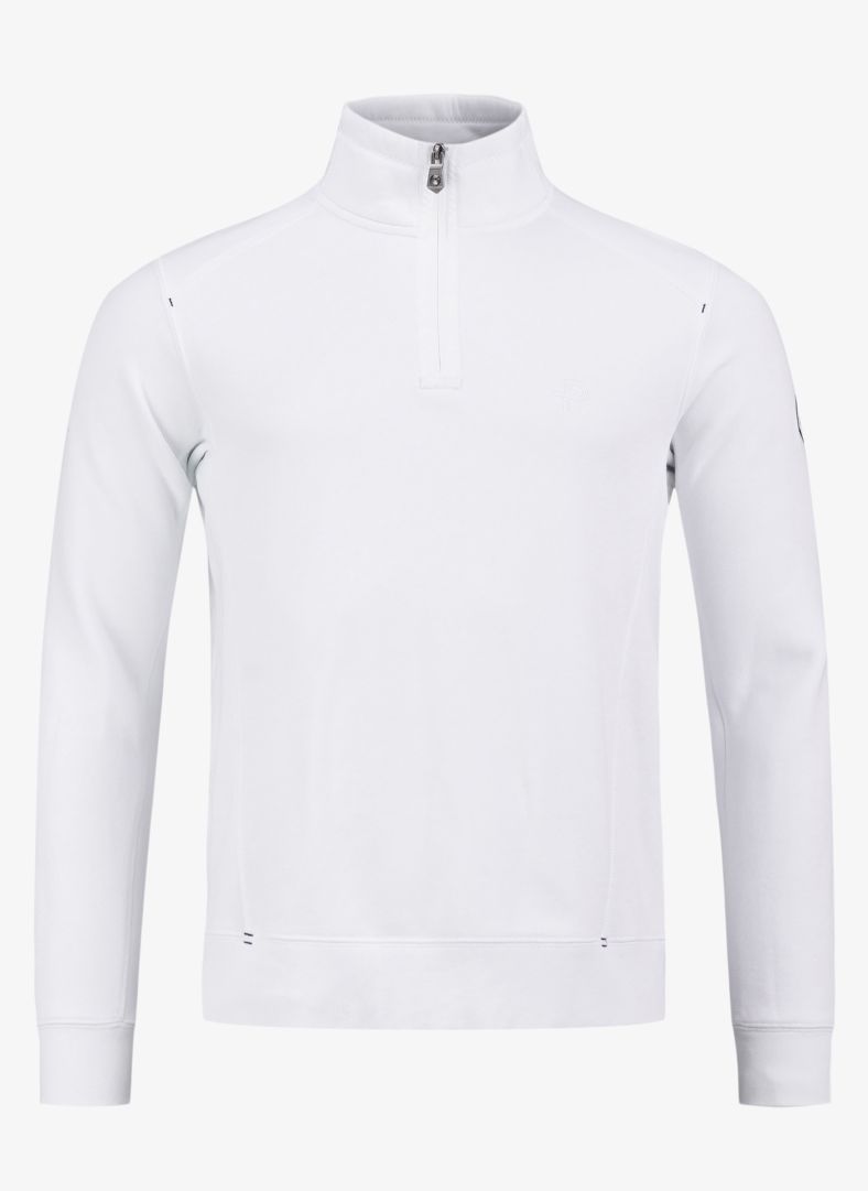 P-Half Zip White