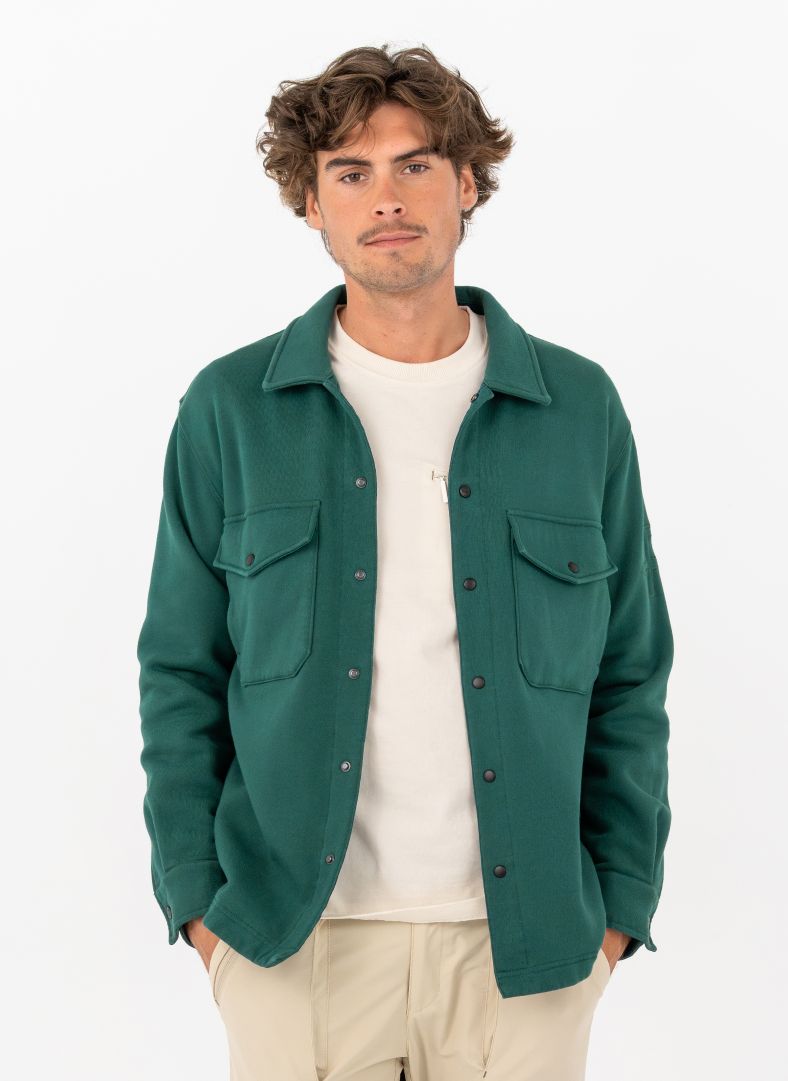 P-Overshirt Dark Emerald