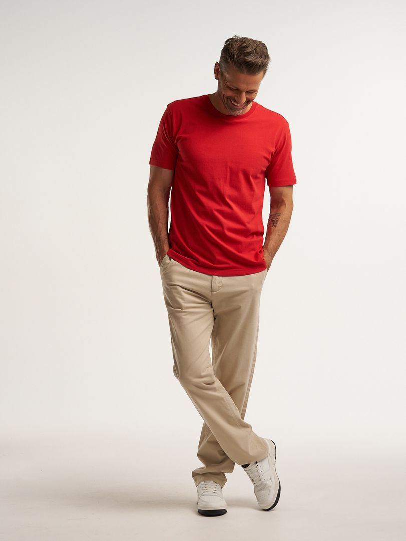 Perus Organic Cotton Tee Coldflare Red