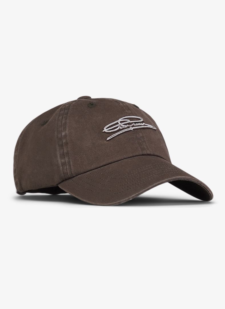 Signature Washed Cap Khaki Green