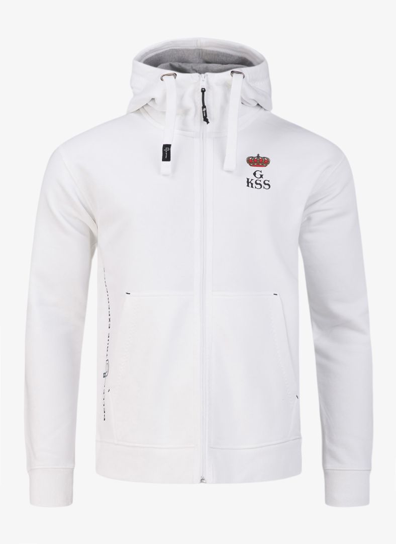 Team Unisex Zip Hoodie GKSS White
