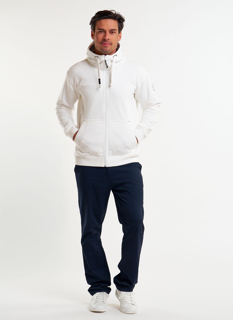 Team Unisex Zip Hoodie White