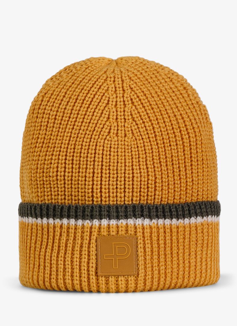 Tiller Knitted Hat Stripes Sapodilla