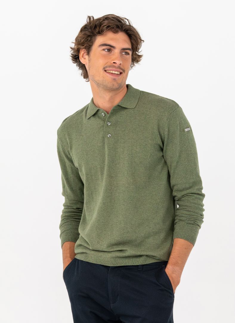 Tiller Polo Kombu Green Mélange