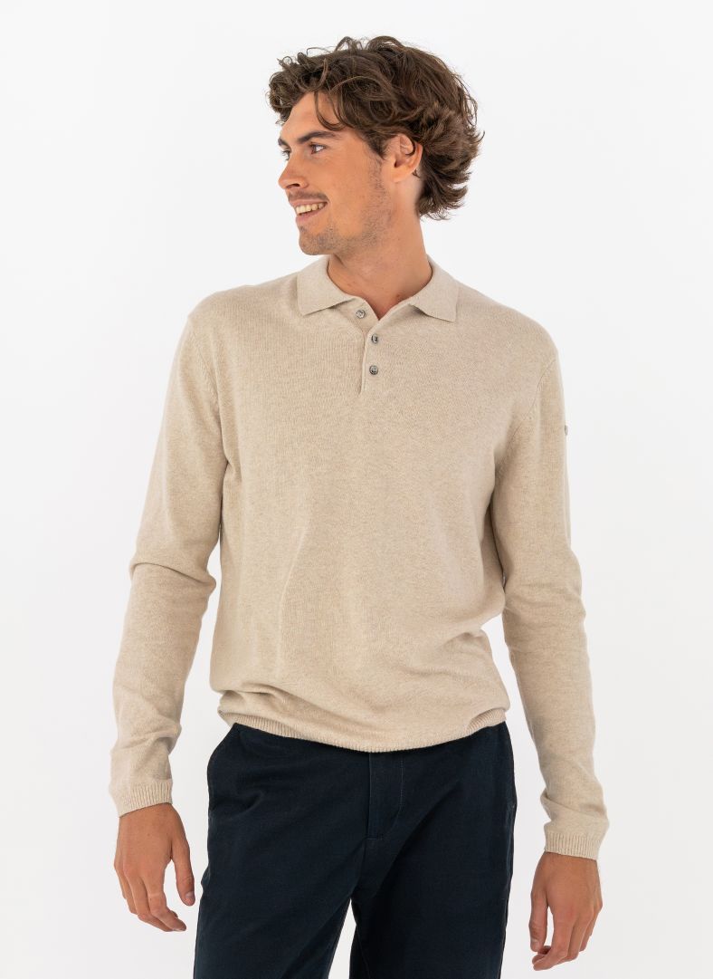 Tiller Polo Lt. Beige Oak Melange