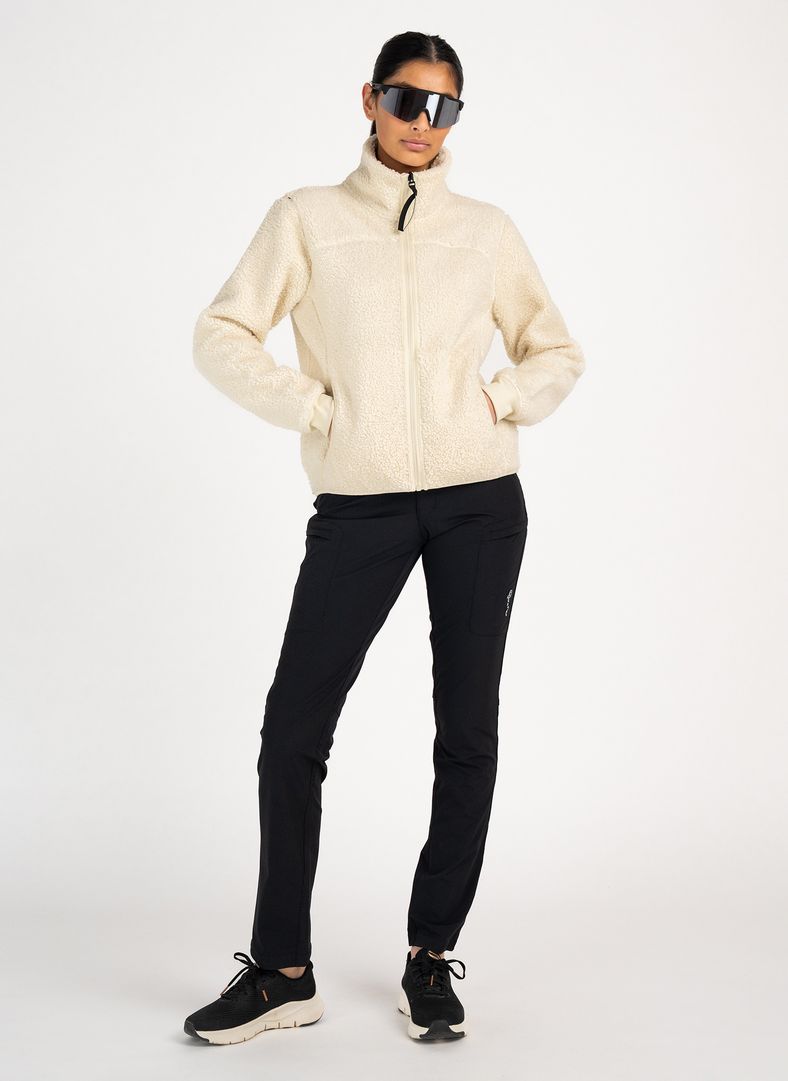 W Alpage Zip Cream white