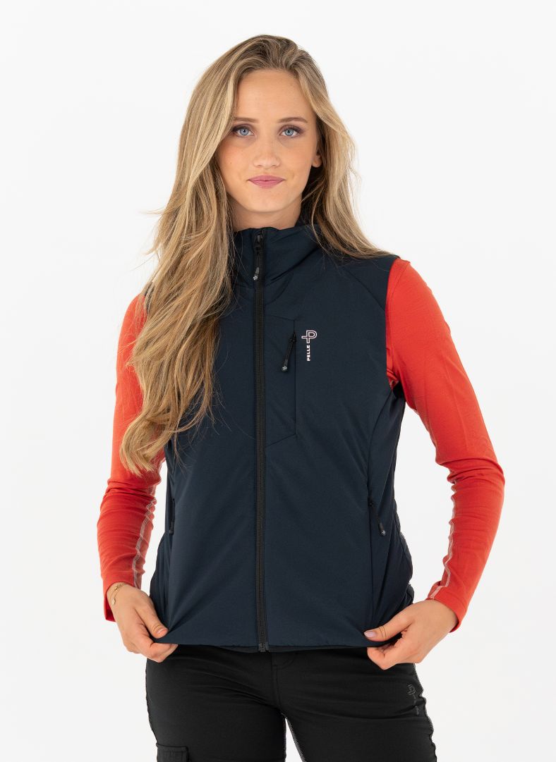 W Arolla Aero Vest Dk Navy Blue