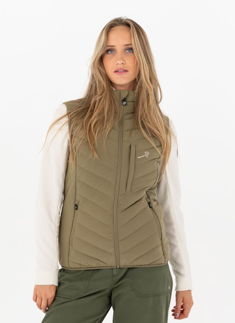 W Arolla Vest Greenstone