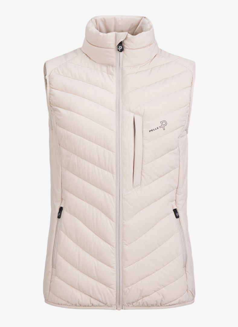 W Arolla Vest Lt. Beige Oak