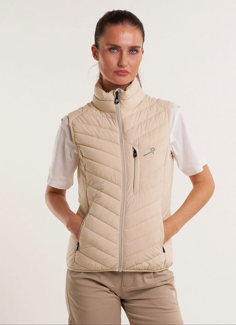 W Arolla Vest Lt. Beige Oak