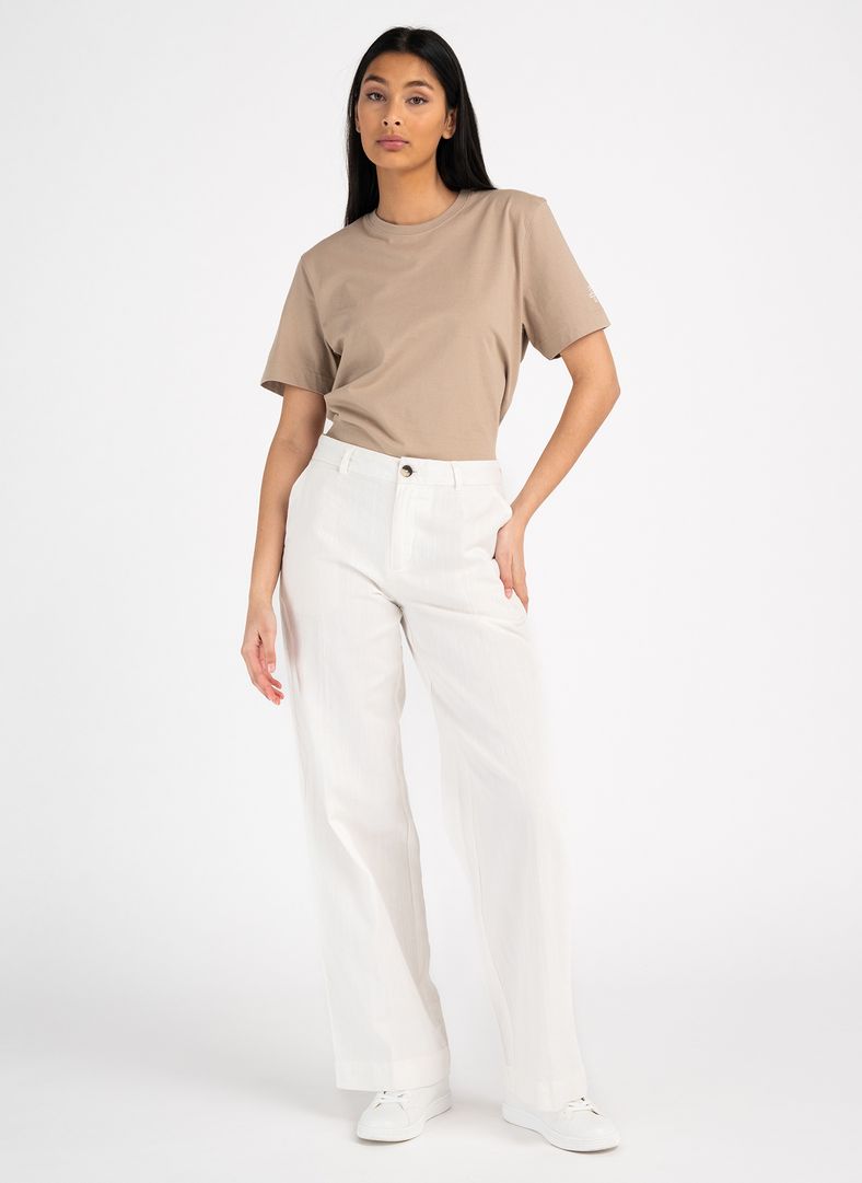 W Cavoli Pants Sand Dollar White
