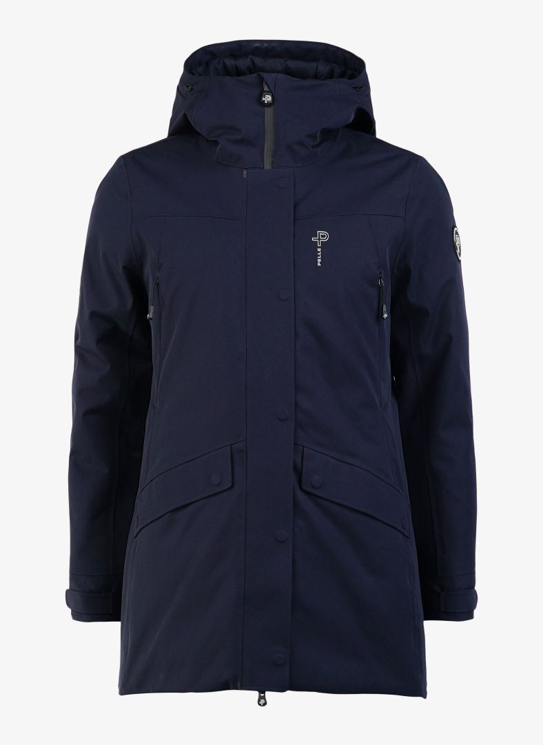 W Challenge Padded Parka Dk Navy Blue