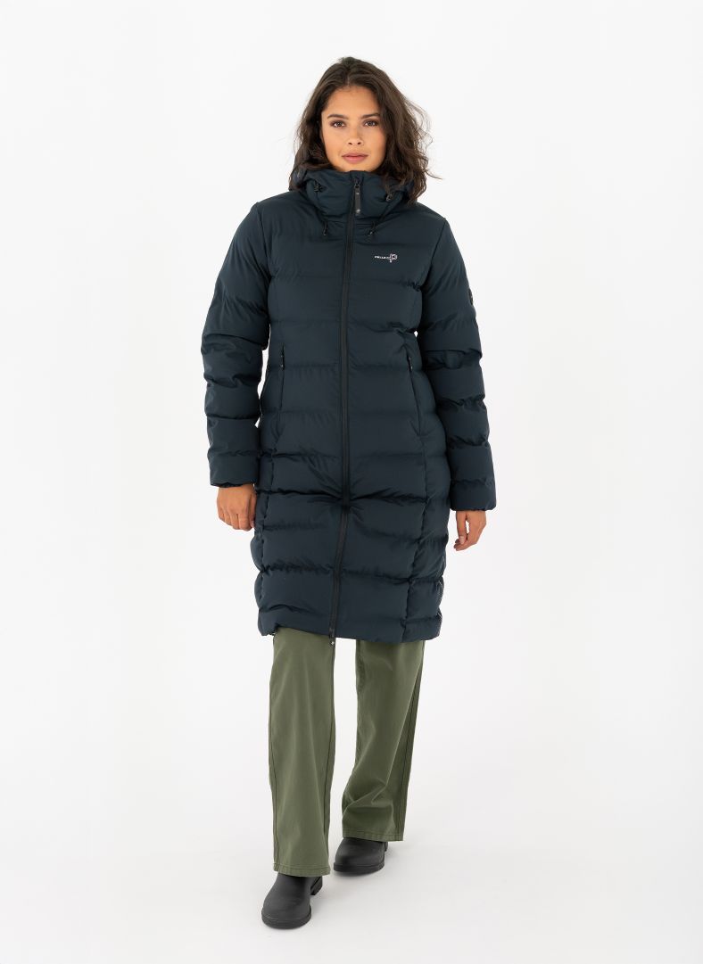 W Commodus Padded Coat Dk Navy Blue