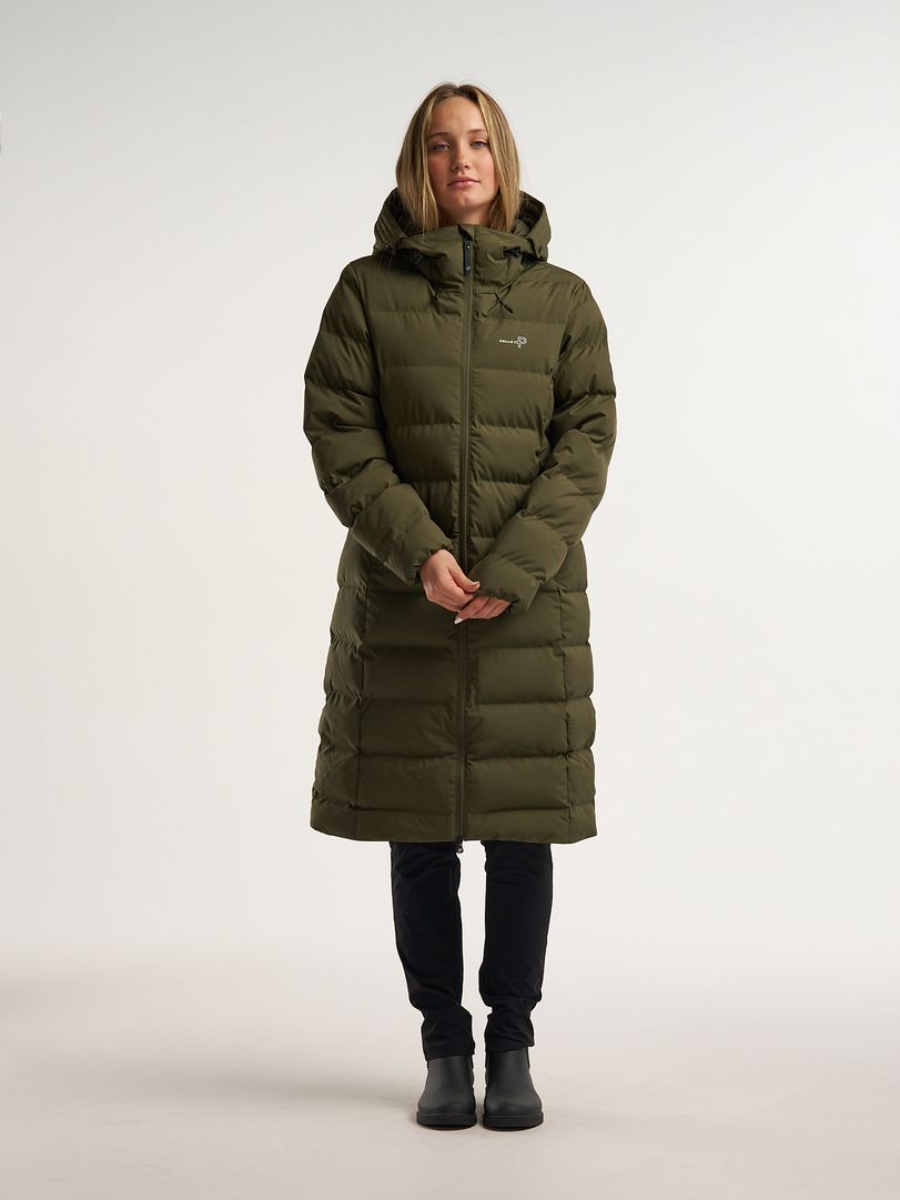 W Commodus Padded Coat Khaki Green