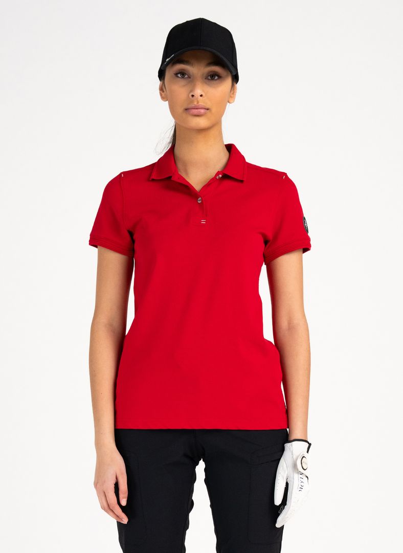 W Crew Polo Race red