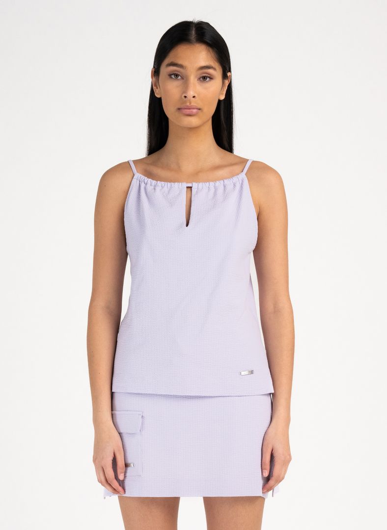 W Dock Strap Top Spray Lilac
