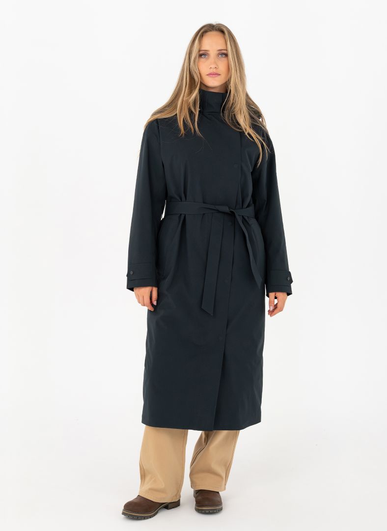 W Gelu Insulated Coat Dk Navy Blue