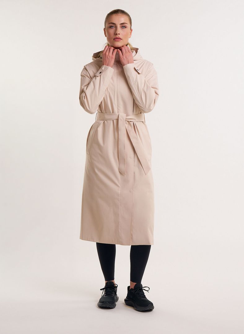 W Gelu Insulated Coat Champagne