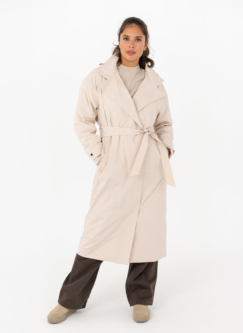 W Gelu Insulated Coat Champagne
