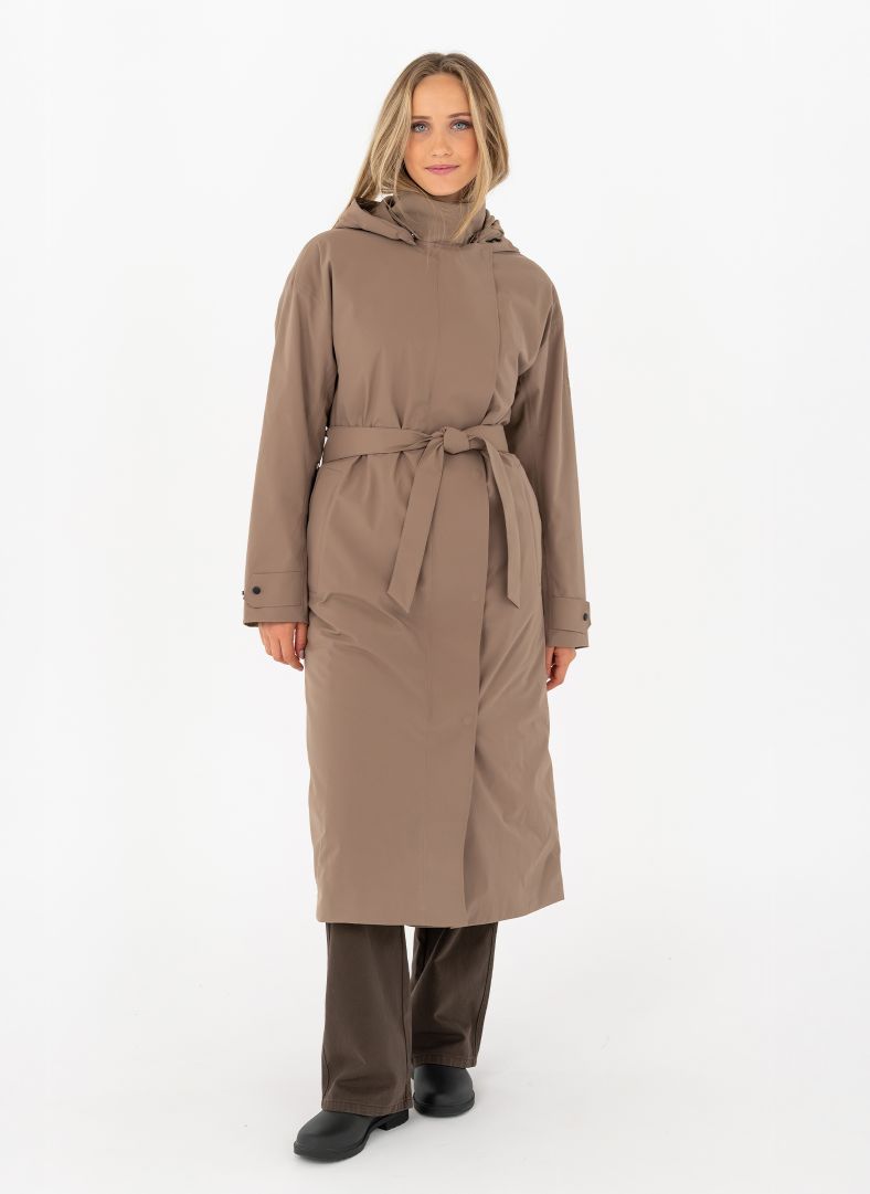 W Gelu Insulated Coat Toffee