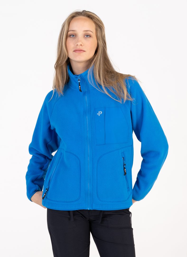 W Loft zip Blue Poppy Solid